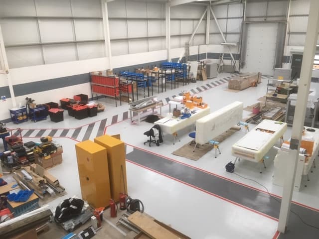 Factory durable walkway floor
