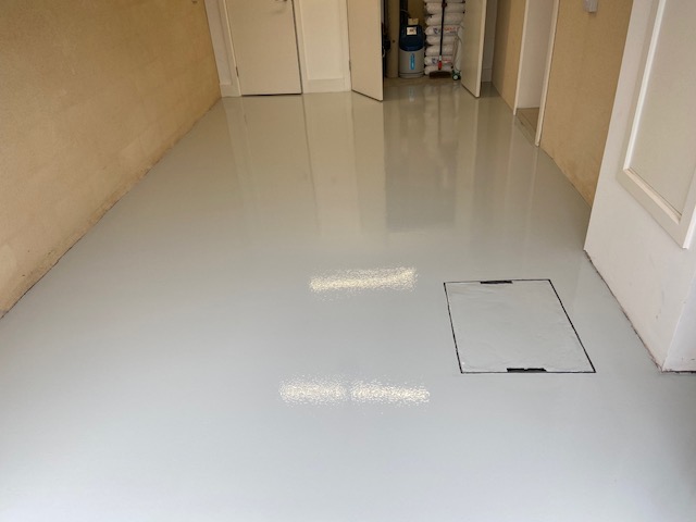 Projects, Stevenage, domestic garage epoxy coating Domestic Garage Flooring 2