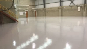 Big factory resin flooring